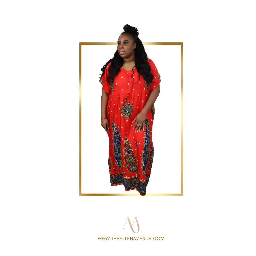 Red Flame Caftan