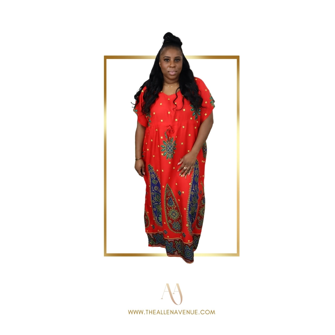 Red Flame Caftan