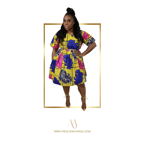 Senorita Ankara Mini Dress